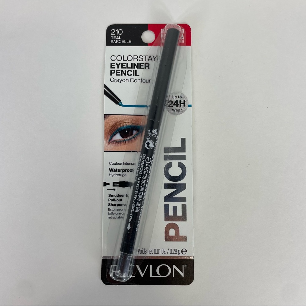 Revlon Colorstay Teal 210 Eyeliner Pencil Waterproof up to 24 hr wear 80s 90s